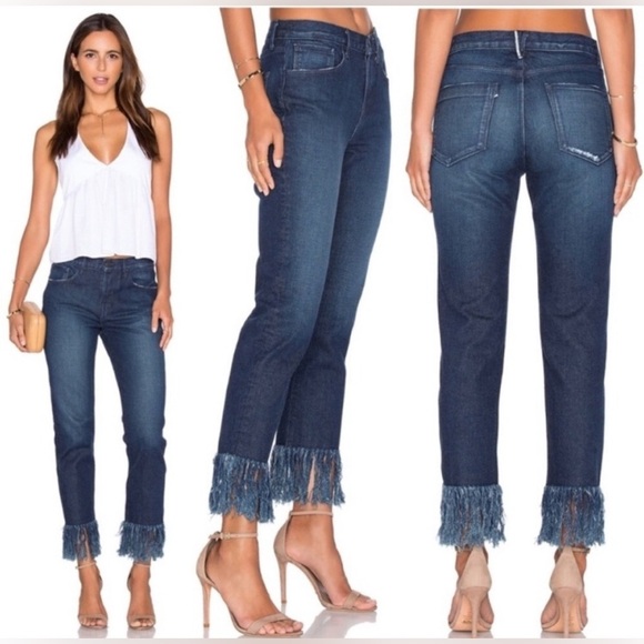 3X1 Tassel Fringed Jeans Women's Size 24 - Picture 3 of 11